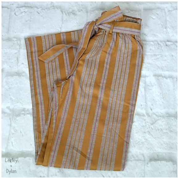 LAST ONE❗CURRENT AIR Anthro Linen Blend Palazzo - Picture 5 of 7